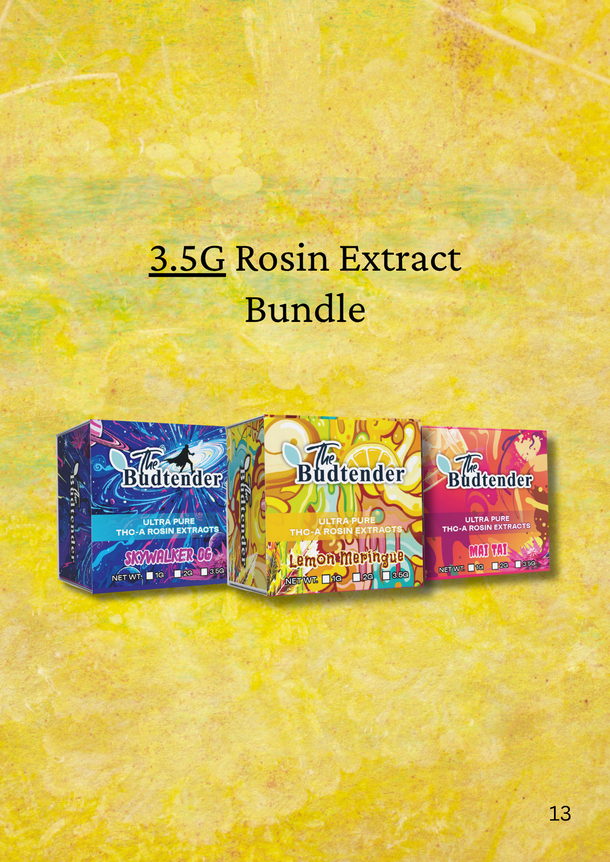 Rosin bundle 3.5g